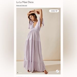 NEW WITH TAGS La La Maxi Dress in Lavender